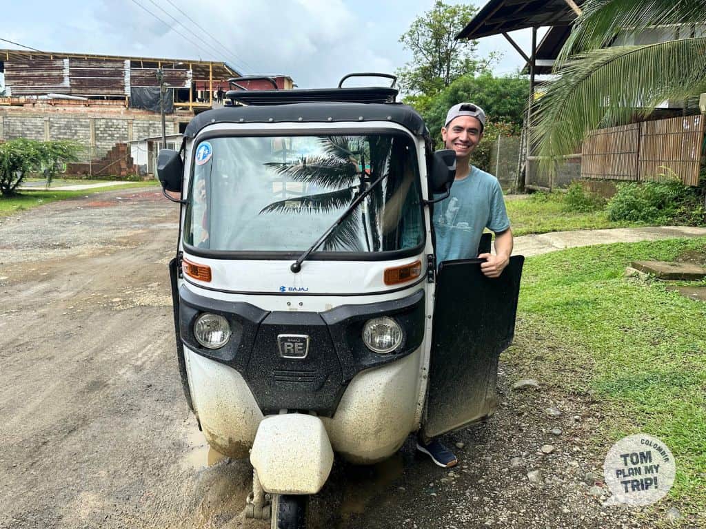 Adrien tuk-tuk driver - Bahia Solano - Pacific Coast - Colombia