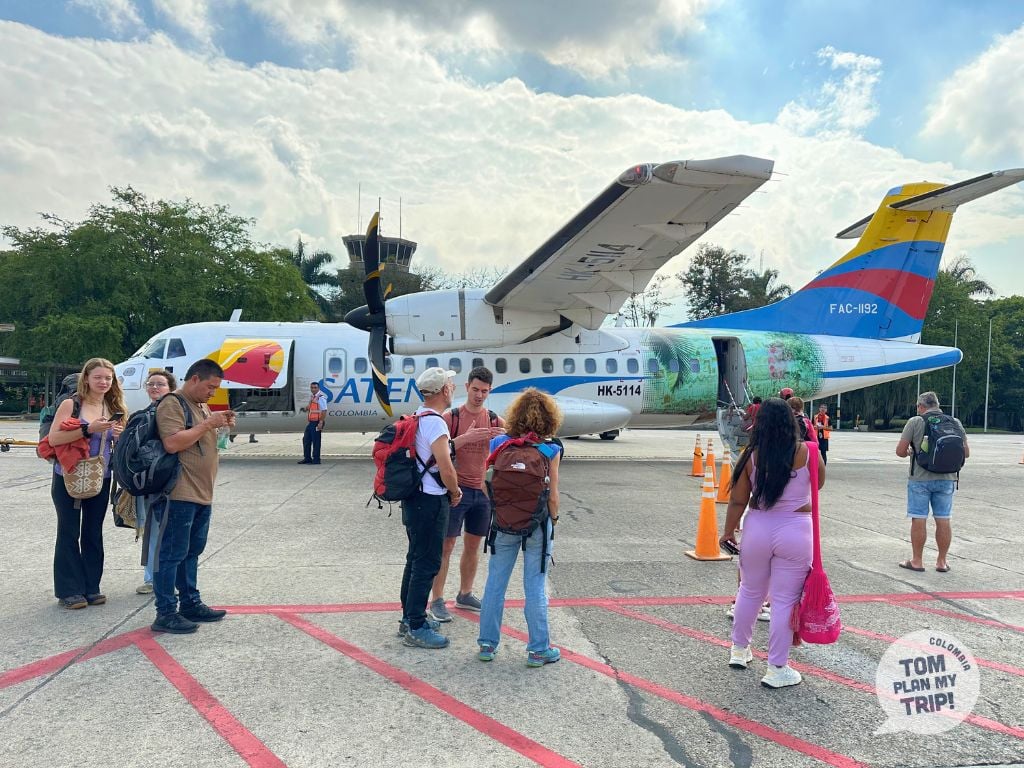 Airport plane Medellin to Nuqui Pacific Coast Colombia