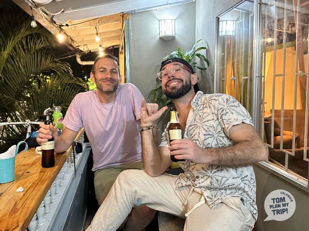 Beer and Tom in Ambar - Laureles Medellin Colombia