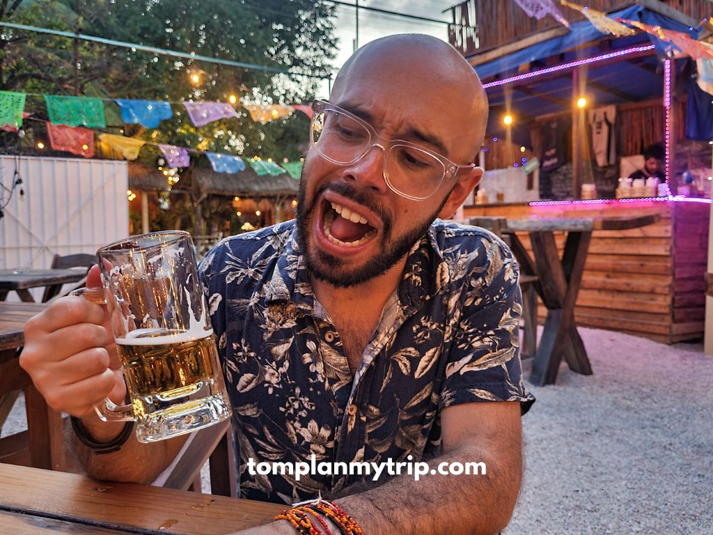 Beer in Tulum Downtown