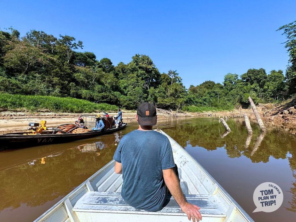Boat from San Martin to Puerto Nariño Amazon Colombia (1)