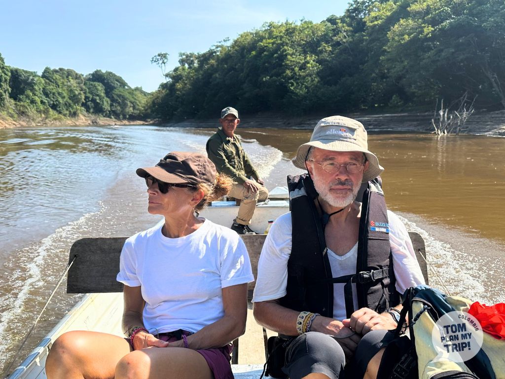 Boat from San Martin to Puerto Nariño Amazon Colombia