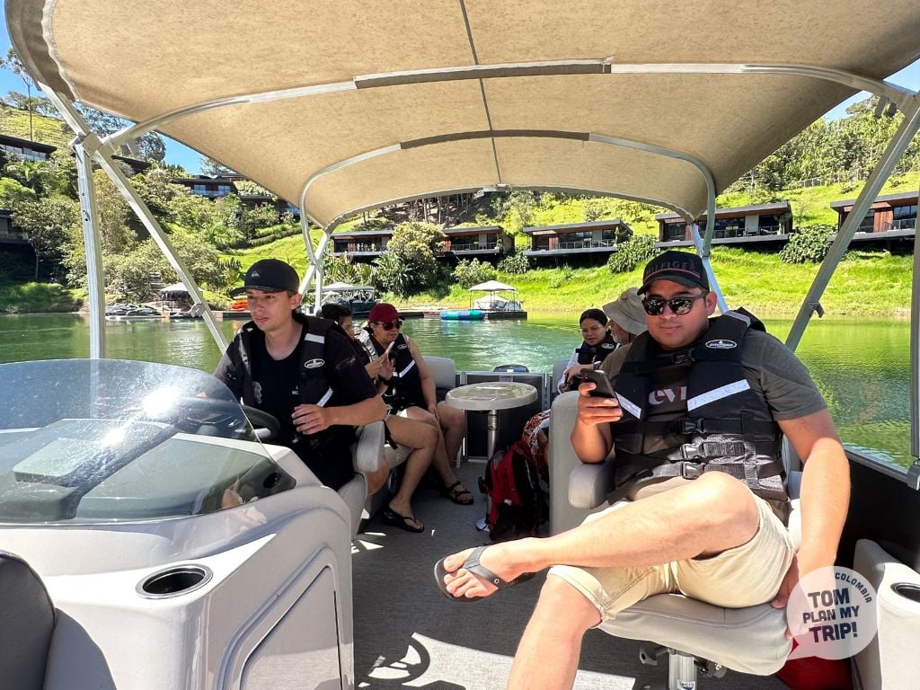 Boat Guatapé Lake Antioquia Colombia Boat Guatapé Lake Antioquia Colombia