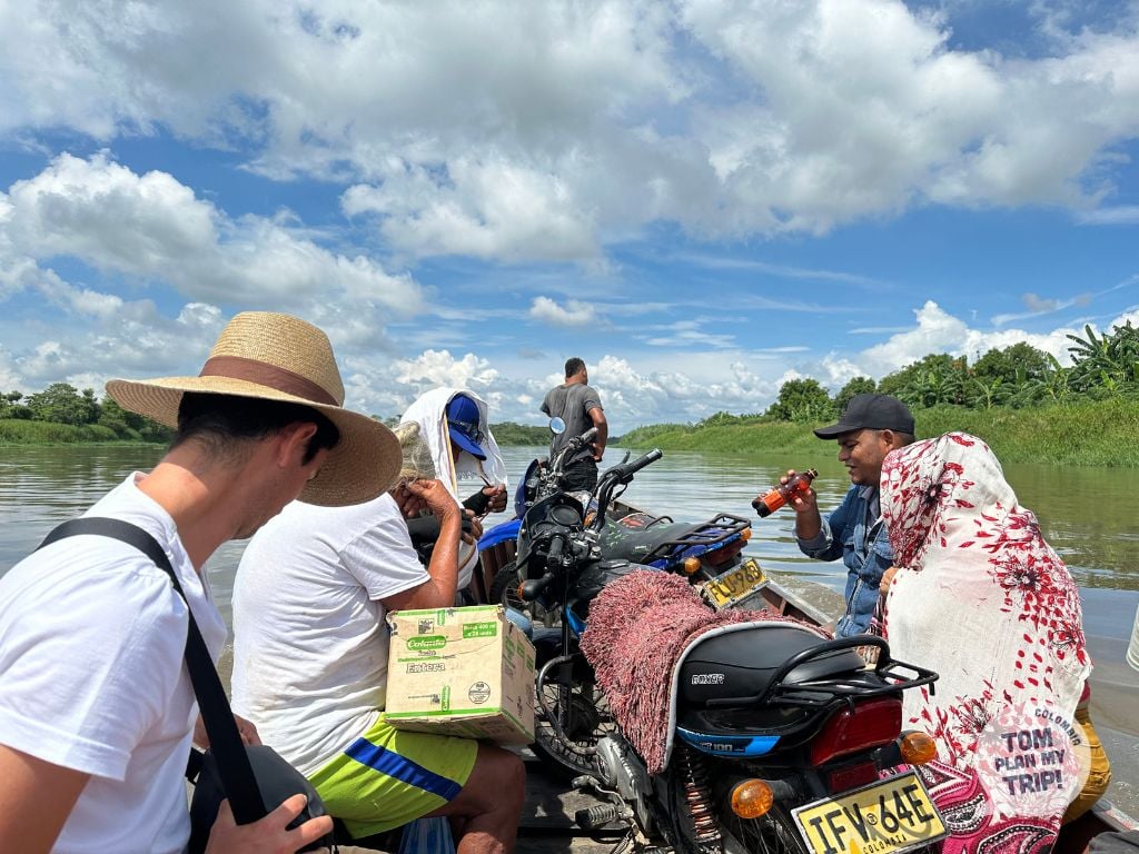 Boat in Santa Cruz de Mompox - East Caribbean Coast