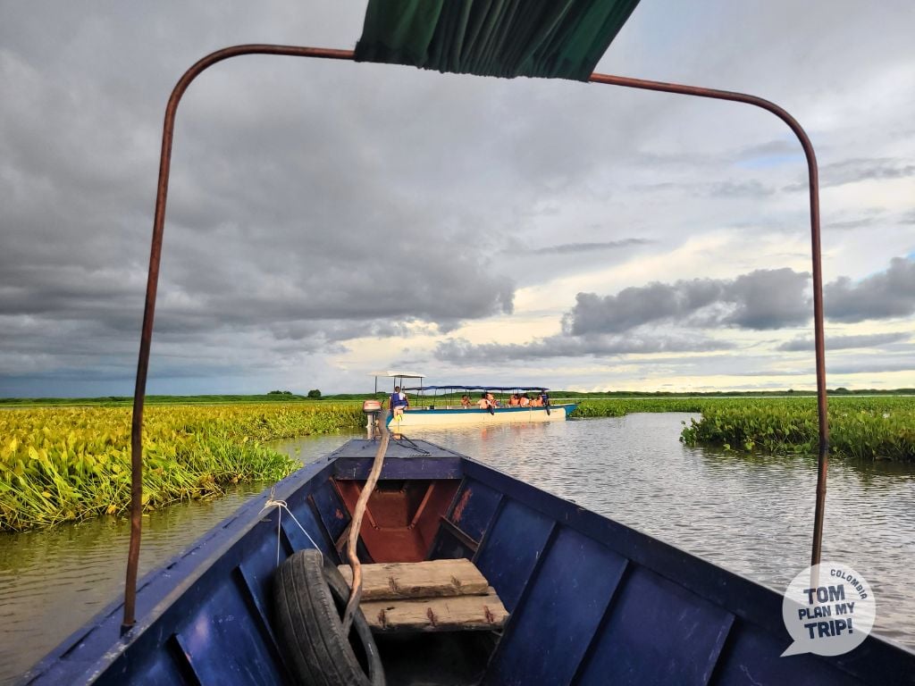 Boat Magdalena river in Santa Cruz de Mompox - East Caribbean Coast Colombia