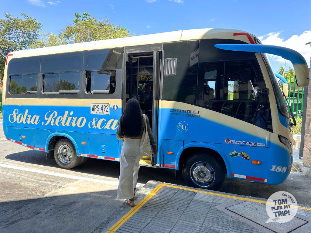 Bus in El Retiro Antioquia Colombia