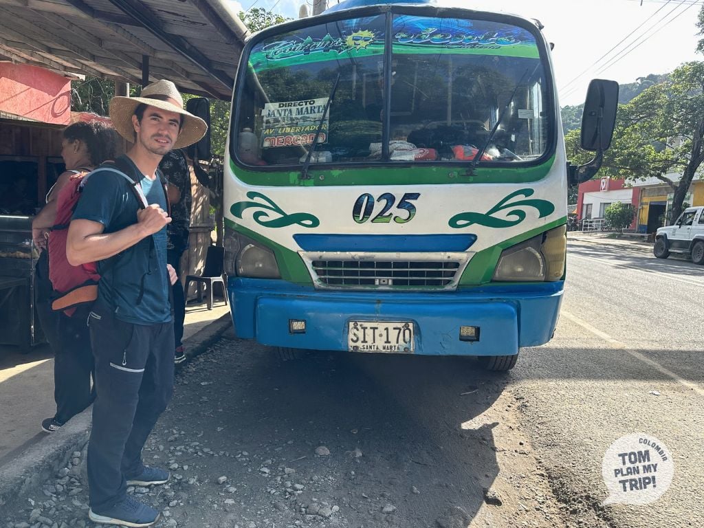 Bus Santa Marta Taironaka - Eastern Caribbean Coast - Adrien