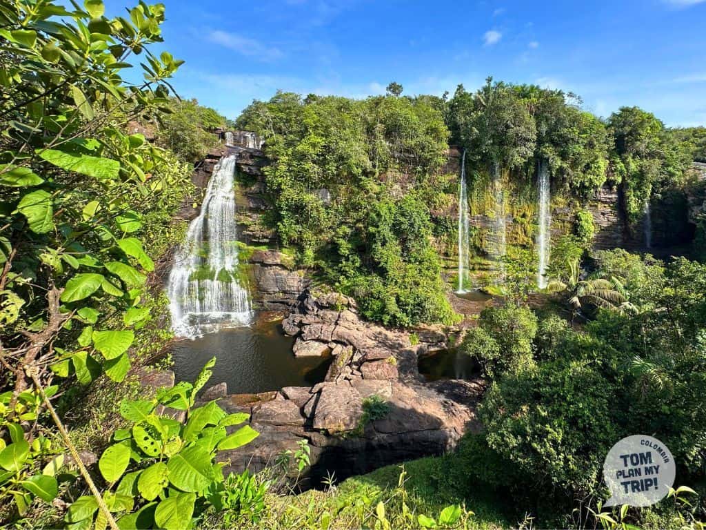 Caño Canoas - Waterfall view - Yarumales - Los Llanos - Colombia