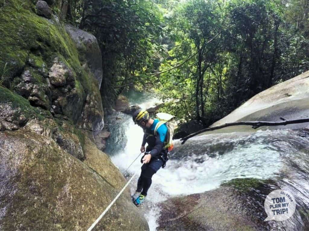 Canyoning in San Carlos Antioquia Colombia