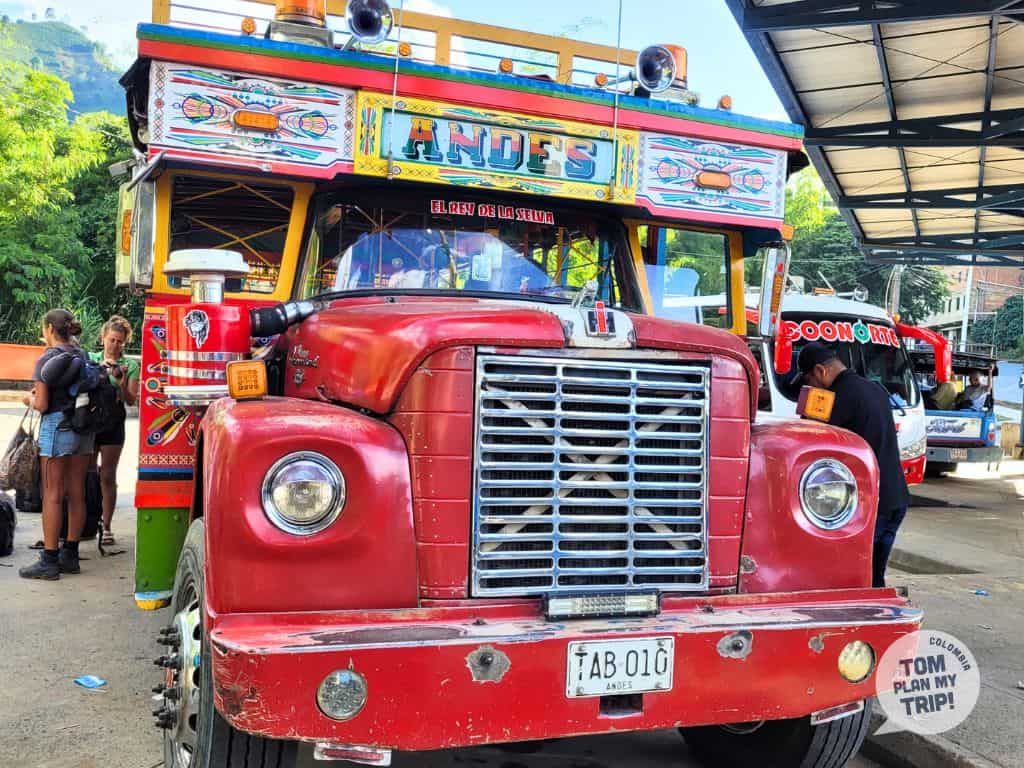 Chiva Jerico a Andes Antioquia Colombia