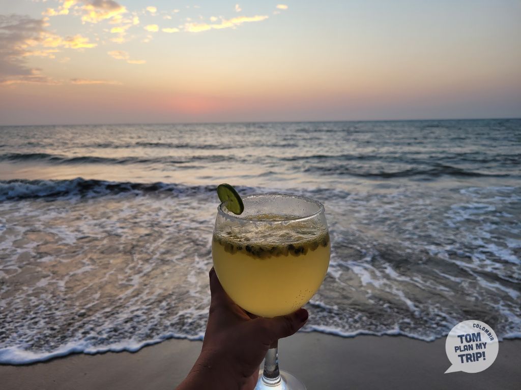 Cocktail in Beach Rincon Del Mar - Colombia - West Caribbean Coast