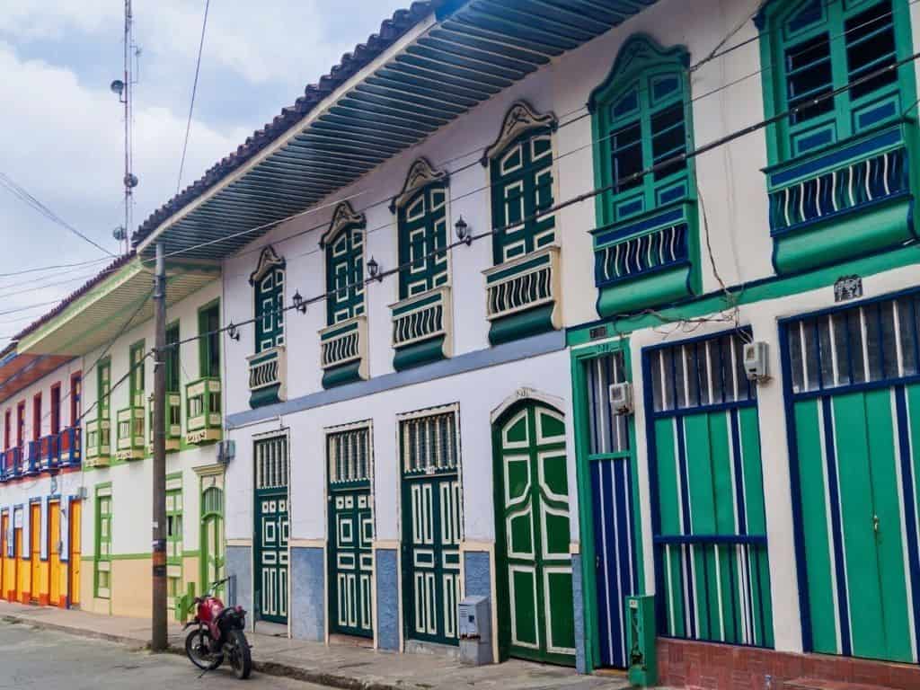 Coffee region - Filandia - colorful street