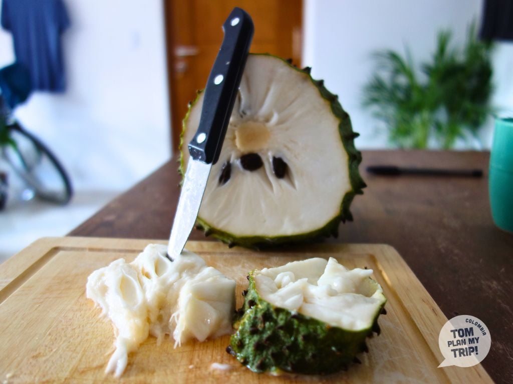 Colombian Food Guanaba Fruit Colombia