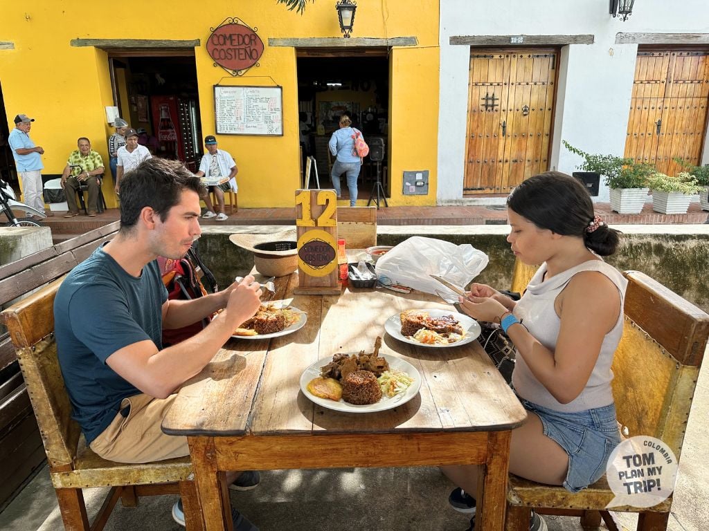 Comedor Costeño retaurant Santa Cruz de Mompox - East Caribbean Coast Colombia - adrien aleja