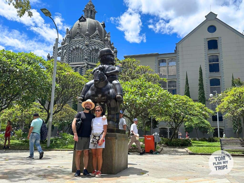 Downtown center - Botero Square - Medellin Antioquia Colombia - Tom