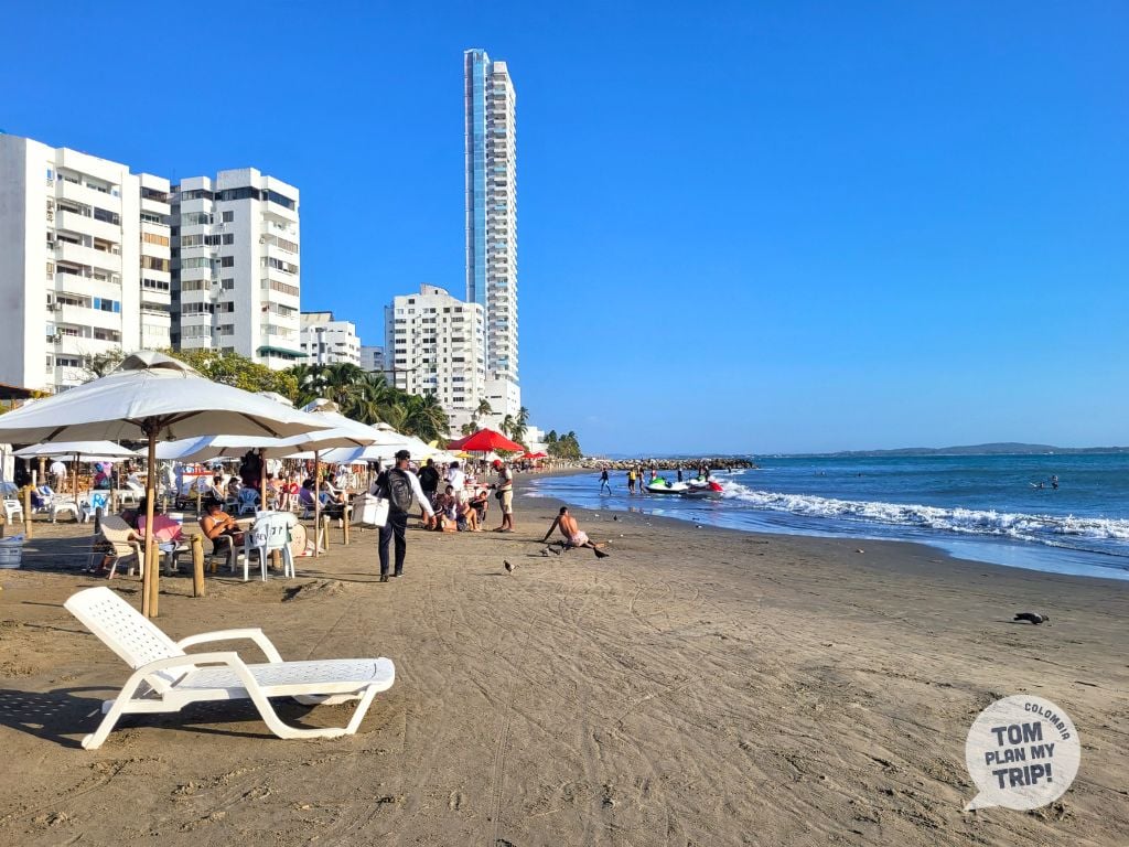 El Laguito Beach Cartagena Colombia - Eastern Caribbean Coast