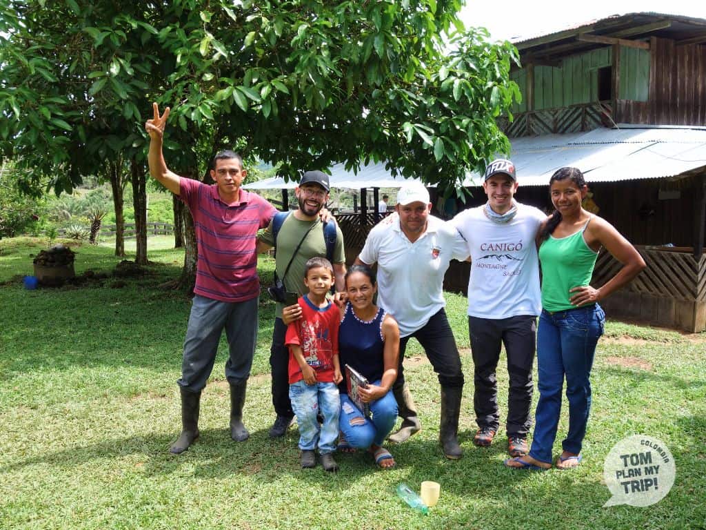 Farm Locals Adrien y Tom San Jose del Guaviare Amazon GAteway Colombia