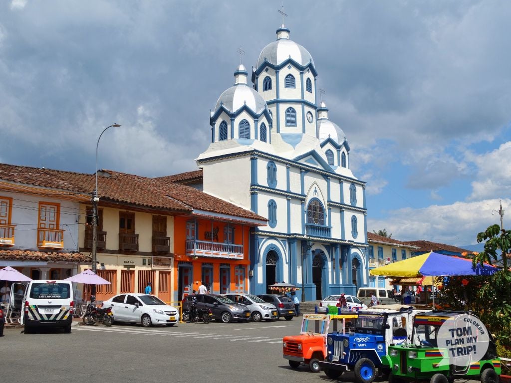 Filandia Coffee Region - Church in Town