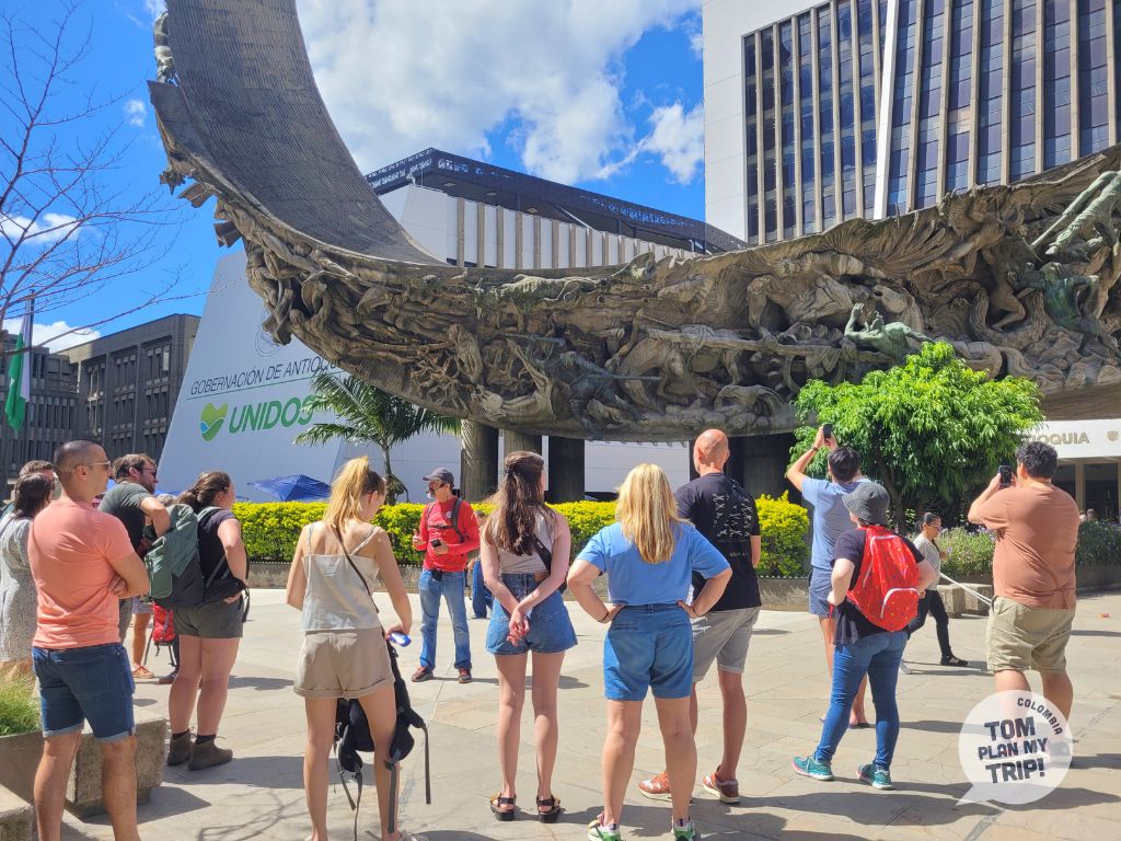 Free walking tour in Downtown Center Medellin Colombia