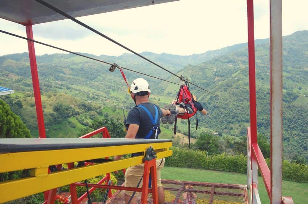 Giant zipline Tobia
