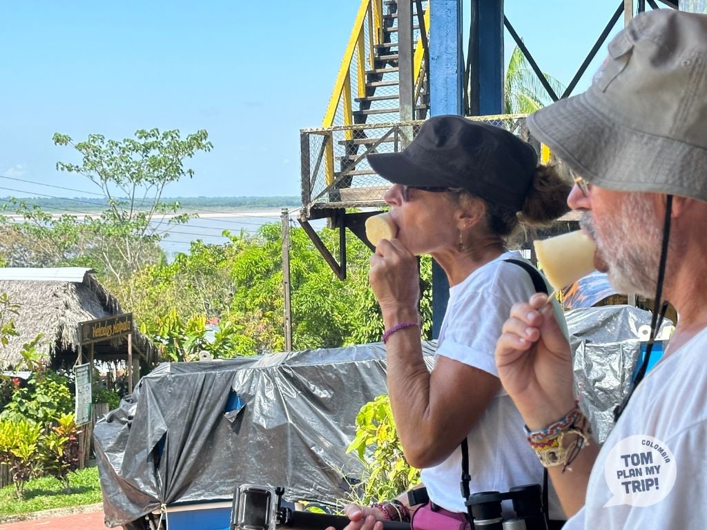 Ice Cream Puerto Nariño Amazon Colombia