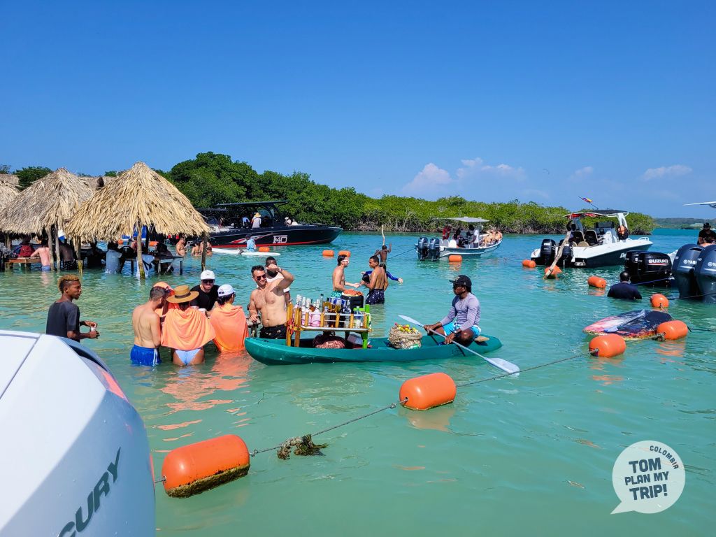 Isla Cholón in Rosario Islands - Cartagena Colomba - Eastern Caribbean Coast
