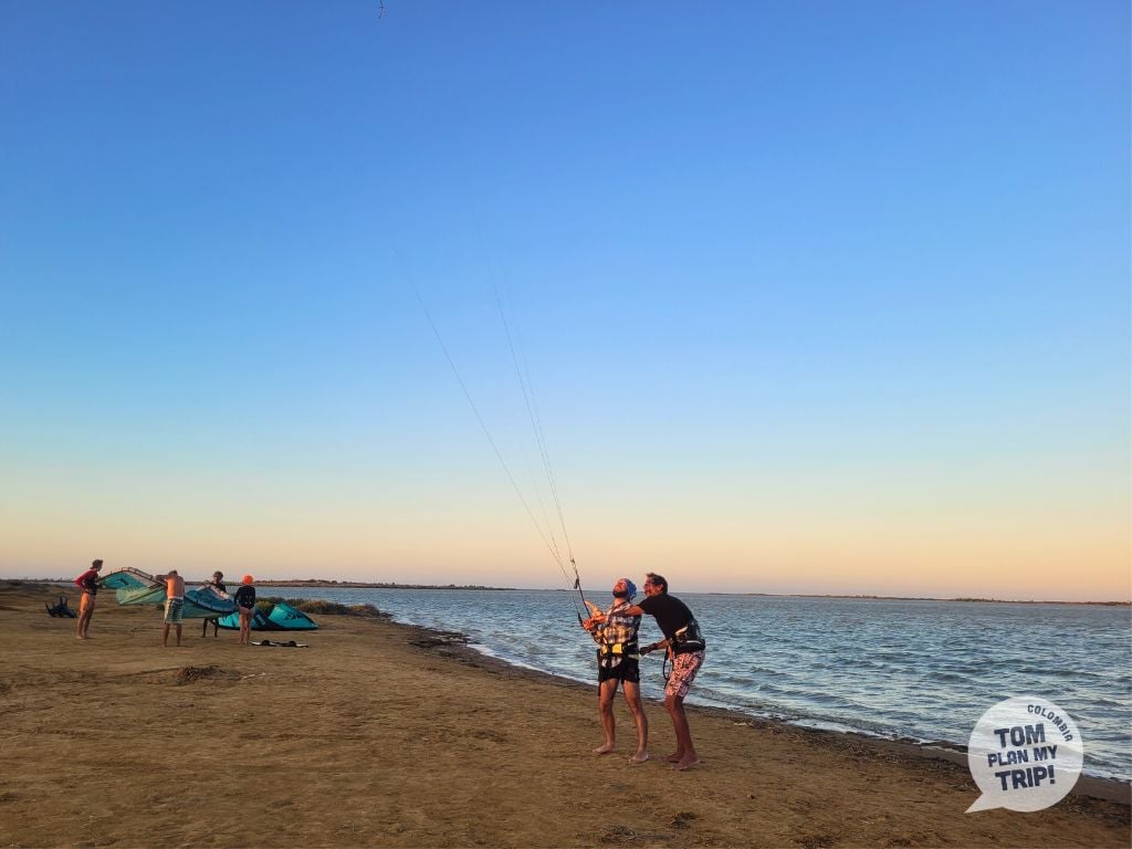 Kitesurfing in La Guajira Colombia - Eastern Caribbean Coast - Tom