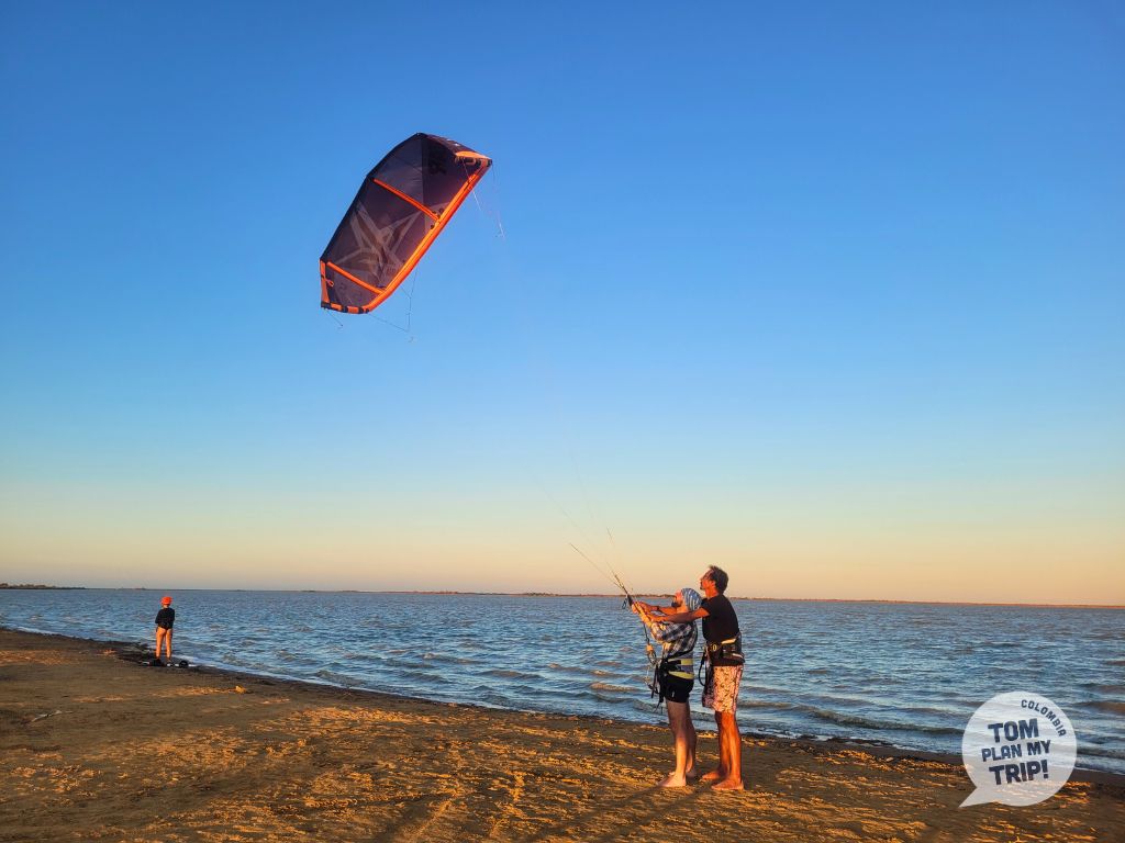 Kitesurfing in La Guajira Colombia - Eastern Caribbean Coast - Tom