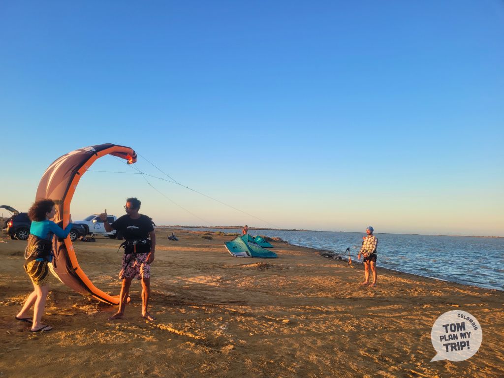 Kitesurfing in La Guajira Colombia - Eastern Caribbean Coast - Tom