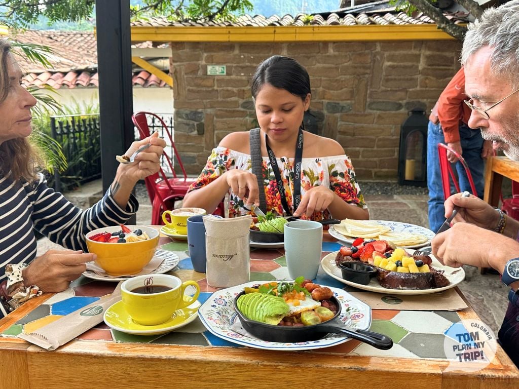 Local Food in Macanas Jardin Antioquia Colombia