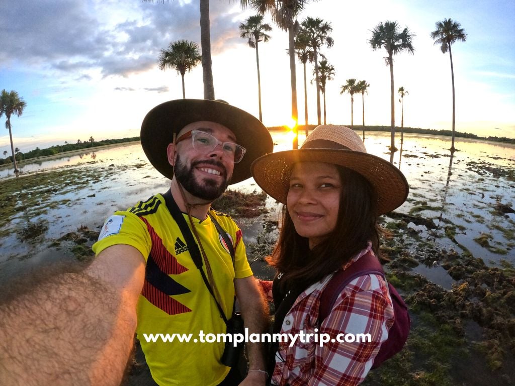 Los Llanos AltaGracia Sunset morichales