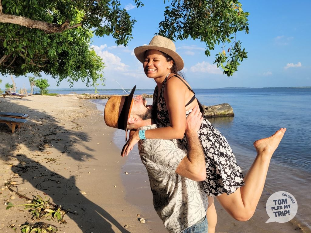 Maglares Beach in Isla Baru - Cartagena Colombia - Eastern Caribbean Coast - Aleja y Tom