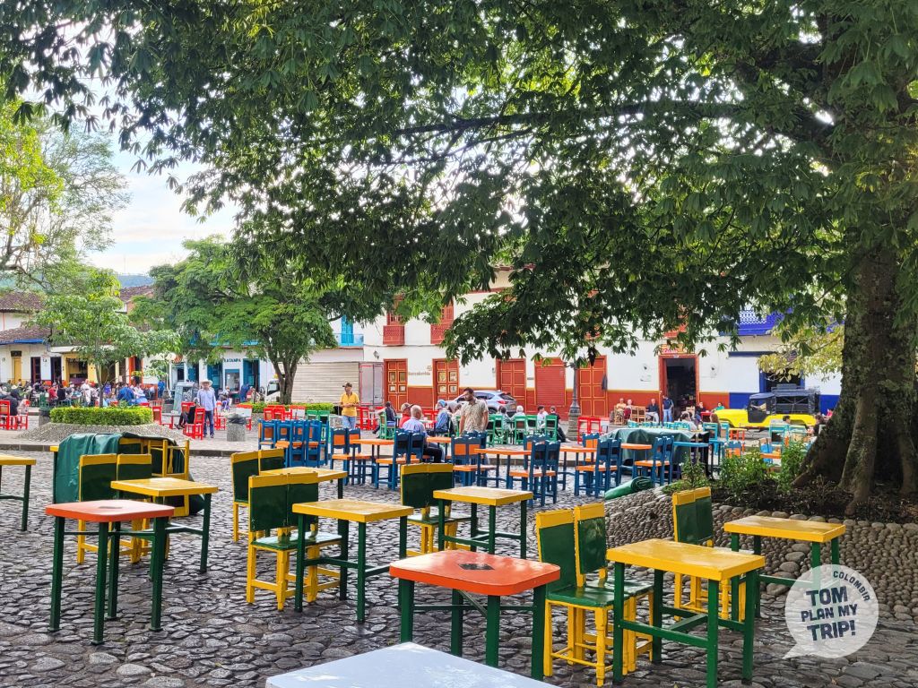 Main Square Jardin Antioquia Colombia