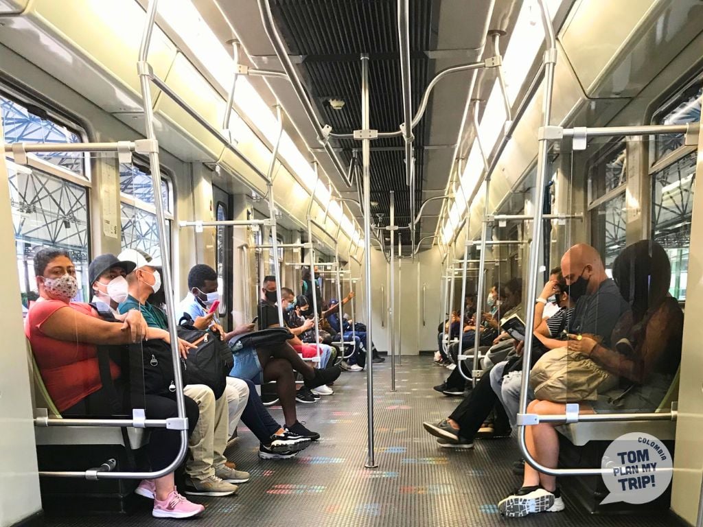 Metro of Medellin Colombia