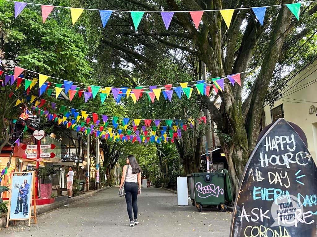 Parque Lleras Medellin Colombia