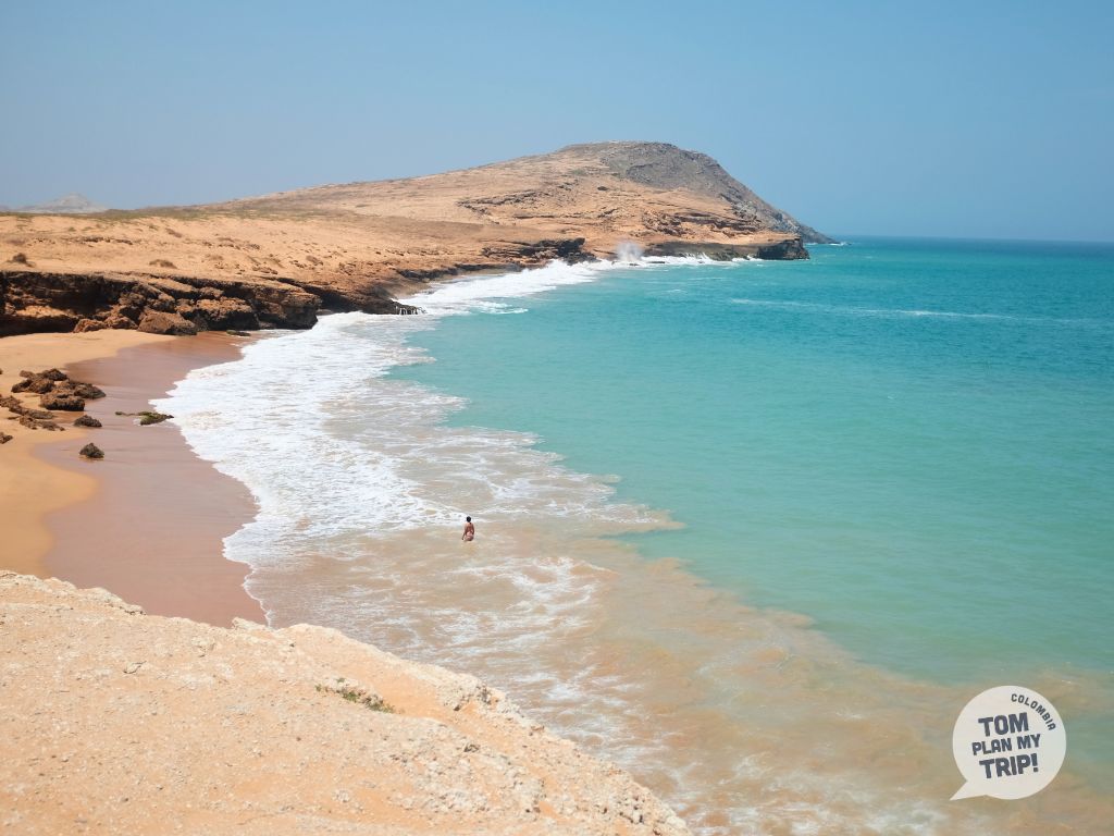 Playa Dorada Cabo de la vela - La Guajira Desert Colombia - Eastern Caribbean Coast