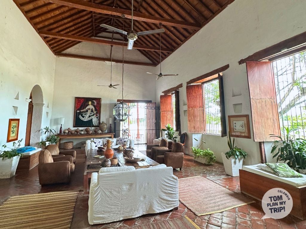 Portal del Marquez Hotel in Santa Cruz de Mompox - East Caribbean Coast Colombia