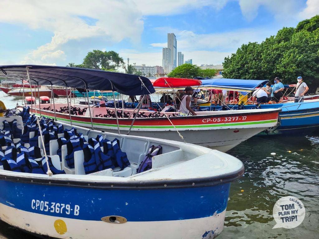 Public Boat in La Bodeuita to Rosario Islands - Cartagena Colombia - Eastern Caribbean Coast