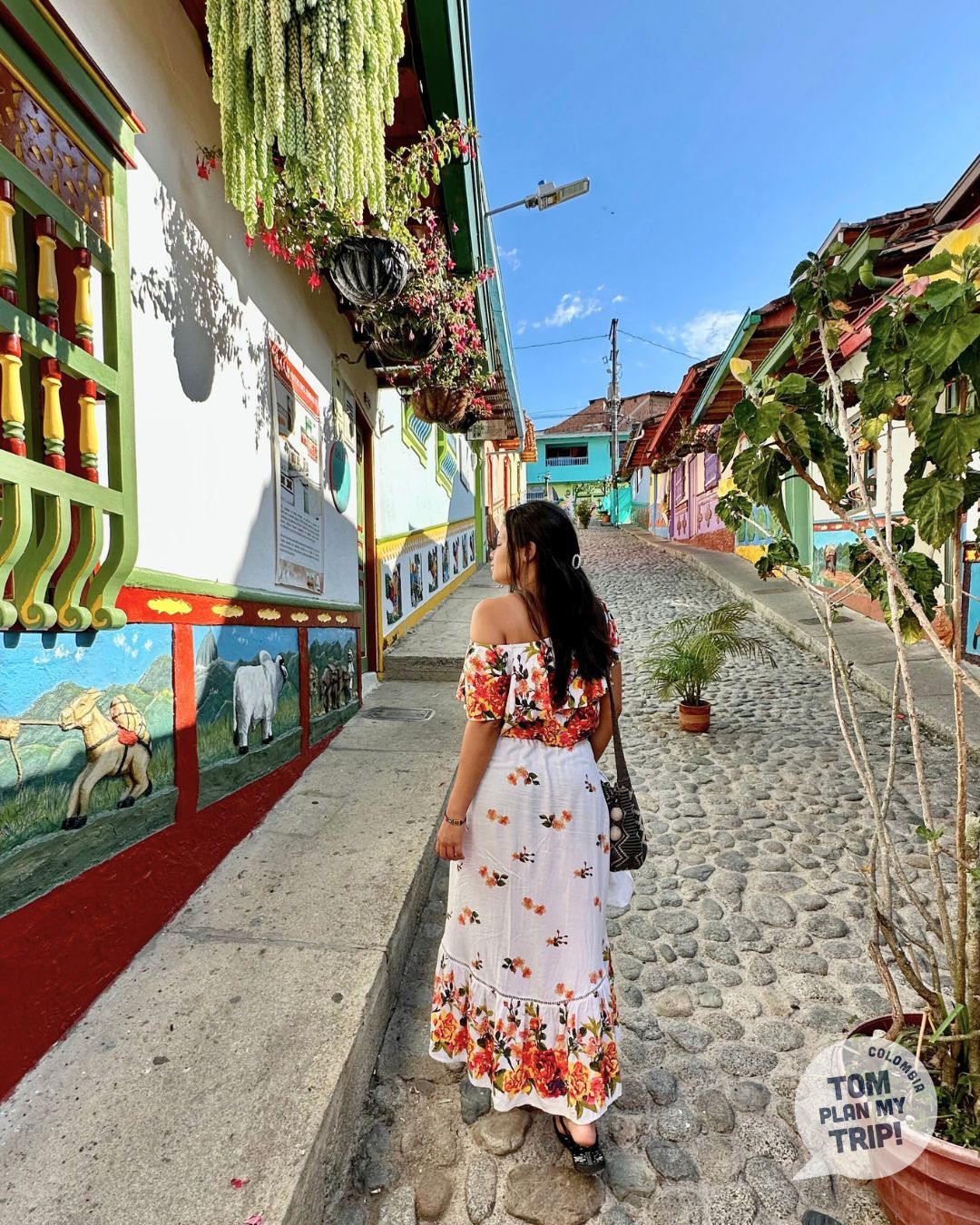 Recuerdo Street Guatape Antioquia Colombia