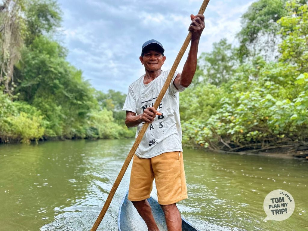 Rio Arusisito Arusi Pacific Coast Colombia- boat People Local