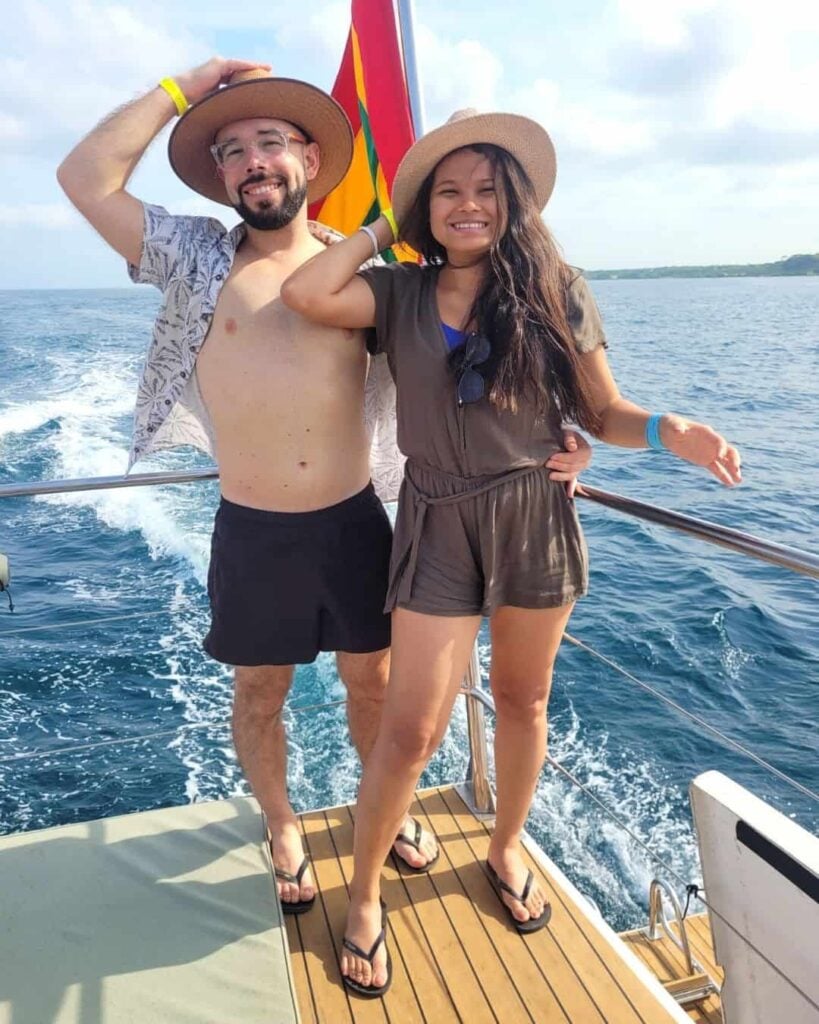 Rosario islands trip Catamaran (1)