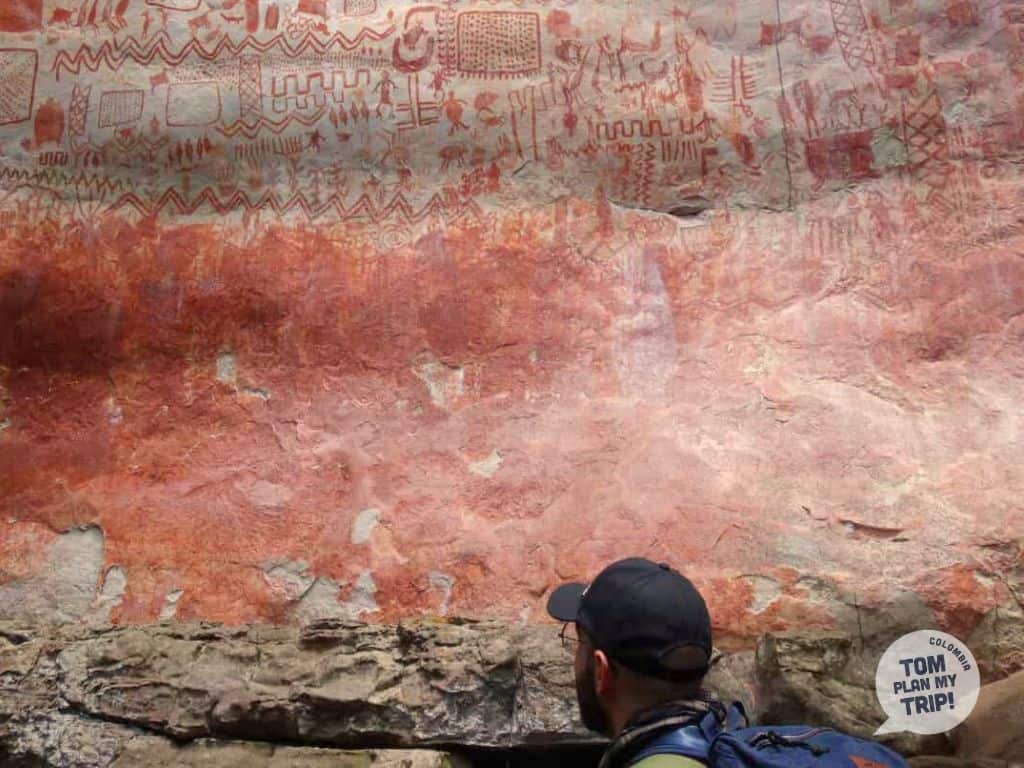 San José Del Guaviare - rock painting Cerro Azul - Tom - Amazon Gateway