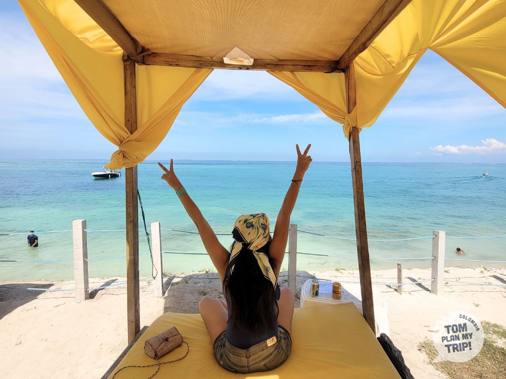 Sol y Papaya Beach in Isla Grande in Rosario Islands - Cartagena Colombia - Eastern Caribbean Coast