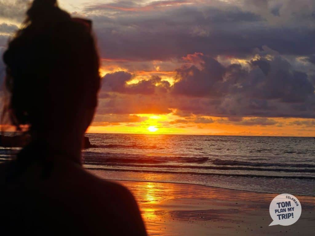 Sunset Guachalito Choco - Pacific Coast Colombia