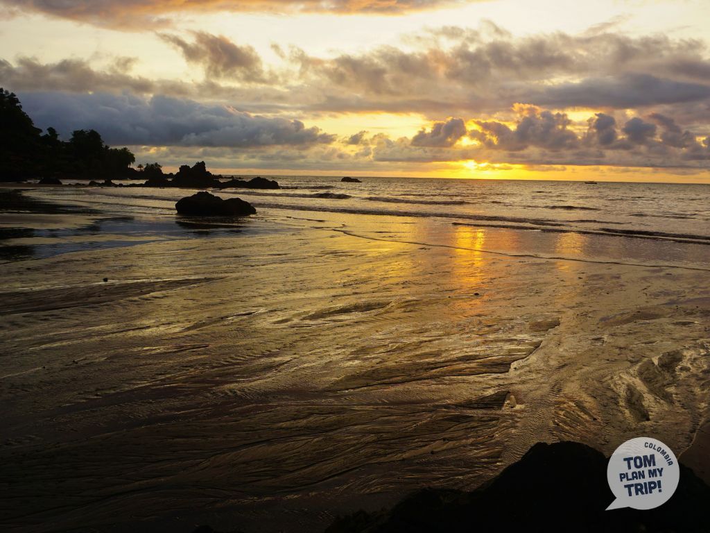 Sunset Guachalito Nuqui Choco Pacific Coast Colombia