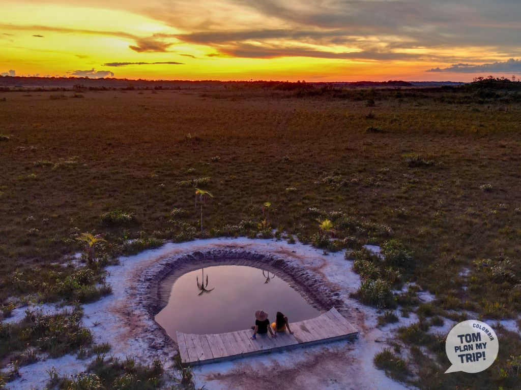 Sunset in Guainía Inirida Colombia - Kenke Reserve - Amazon Gateway