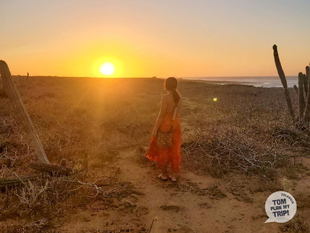 Sunset Punta Gallinas - La Guajira Desert Colombia - Eastern Caribbean Coast - Aleja