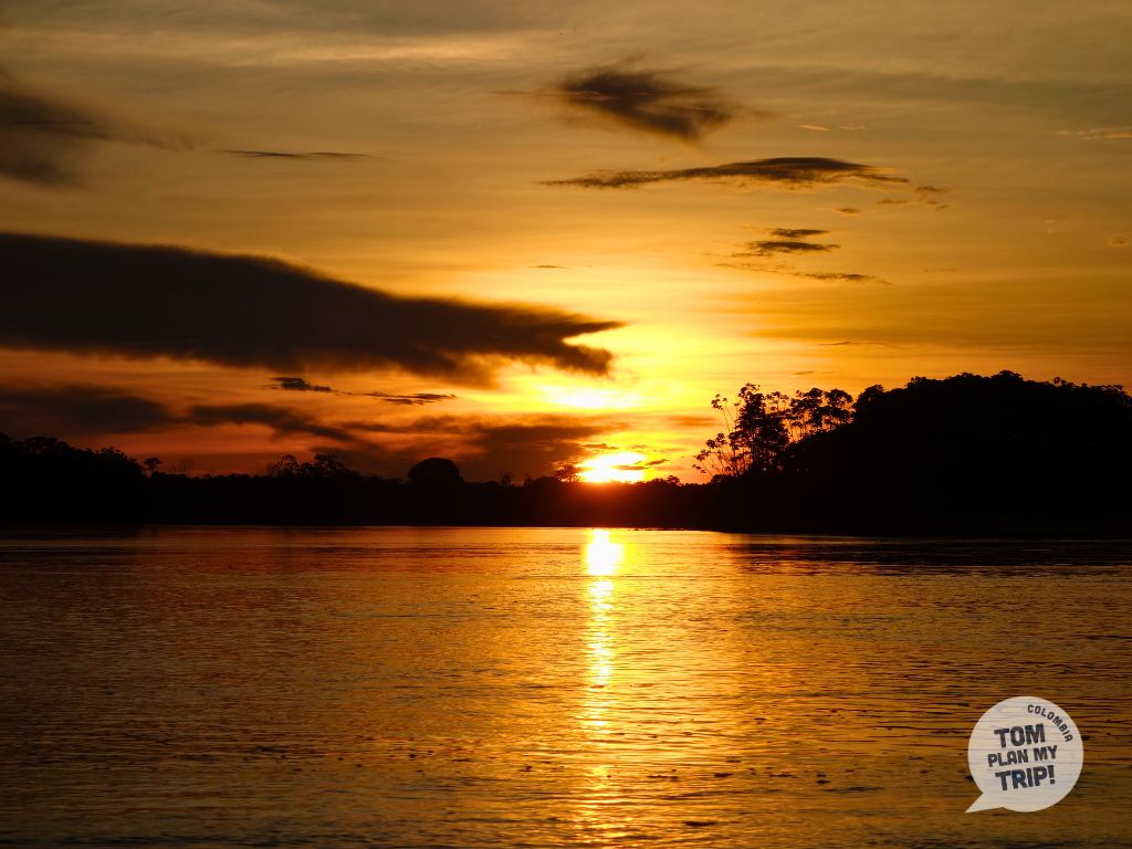 Sunset San Jose del Guaviare Amazon Gateway Colombia
