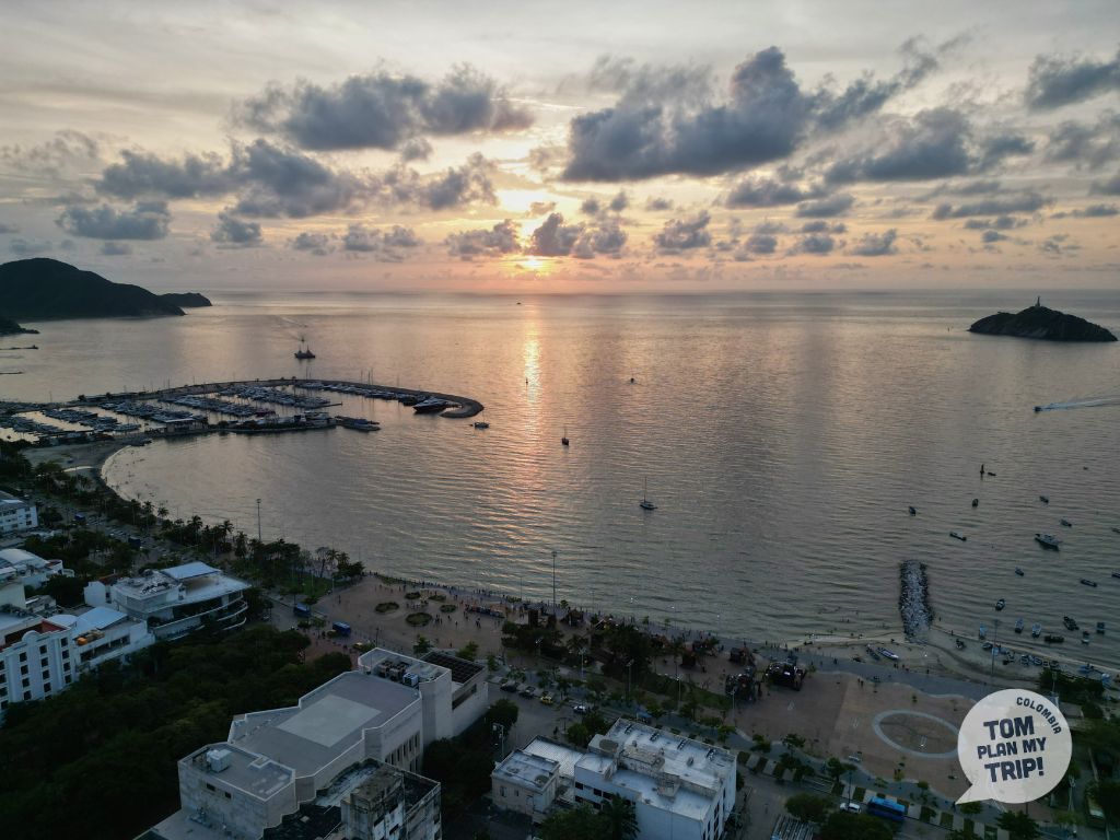 Sunset Santa Marta - Eastern Caribbean Coast