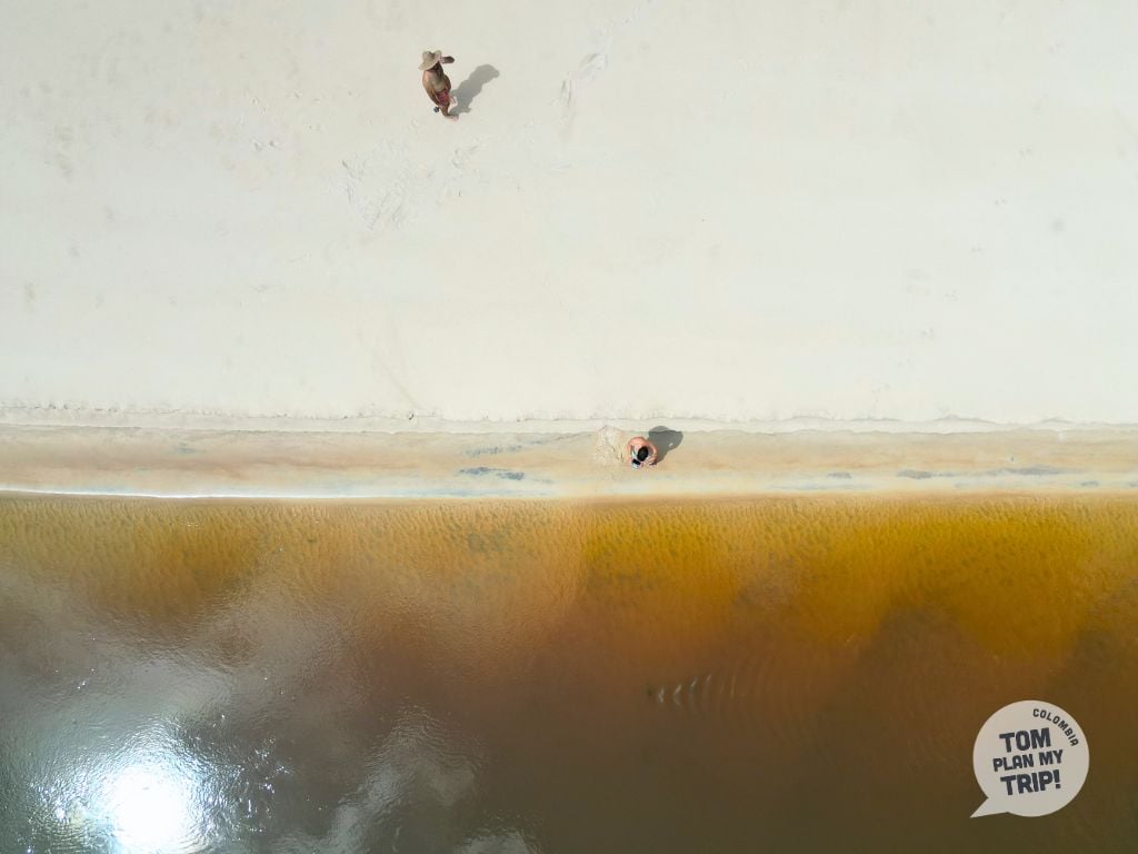 White sand beach Cerros de Mavecure Colombia - Amazon Gateway